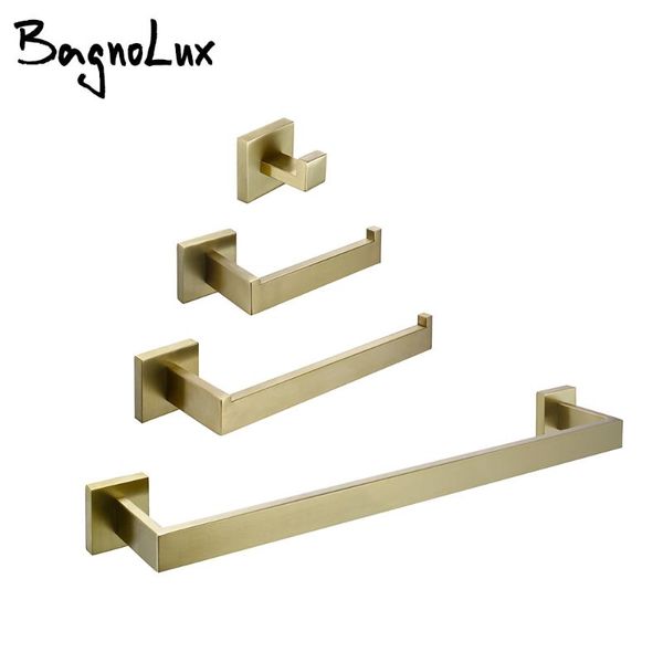 bath accessory set bagnolux brushed gold stainless steel beautiful wall hook toilet paper holder towel ring bar bathroom accessories
bath accessory set bagnolux brushed gold stainless steel beautiful wall hook toilet paper holder towel ring bar bathroom accessories