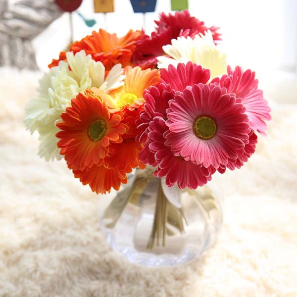 10pcs gerberas artificial flowers pu fake african daisy flower bouqet simulation plants for table wedding living room centerpieces house dec
10pcs gerberas artificial flowers pu fake african daisy flower bouqet simulation plants for table wedding living room centerpieces house dec
