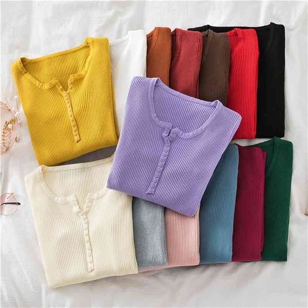 black v-neck knit soft female sweater winter autumn outer wear thin long sleeves slim skinny short sweater pullovers women 210806, White;black
black v-neck knit soft female sweater winter autumn outer wear thin long sleeves slim skinny short sweater pullovers women 210806, White;black