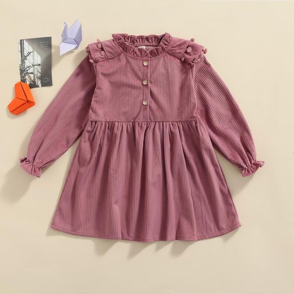 girl's dresses 2021 baby girl children's clothing long sleeve ruffle neck high waist buttons solid color loose casual party midi 3, Red;yellow
girl's dresses 2021 baby girl children's clothing long sleeve ruffle neck high waist buttons solid color loose casual party midi 3, Red;yellow
