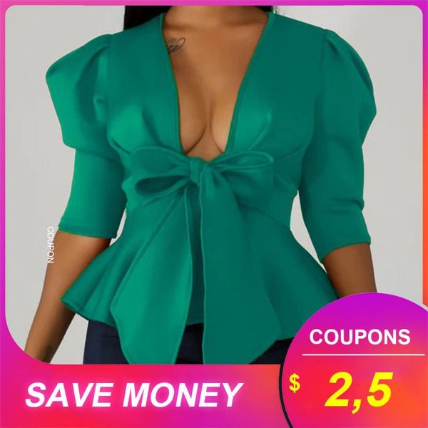 women's blouses & shirts v neck puff sleeve tunic blouse and fall women plus size peplum bowknot ruffles ladies party club yellow, White
women's blouses & shirts v neck puff sleeve tunic blouse and fall women plus size peplum bowknot ruffles ladies party club yellow, White