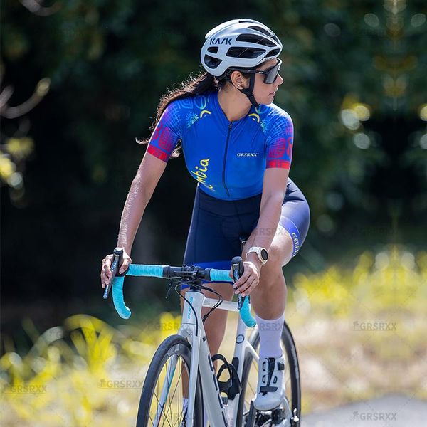 triathlon skinsuit set women's cycling jersey female's jumpsuit kits anti-uv bicycle clothes mtb race bike racing sets, Black;blue
triathlon skinsuit set women's cycling jersey female's jumpsuit kits anti-uv bicycle clothes mtb race bike racing sets, Black;blue