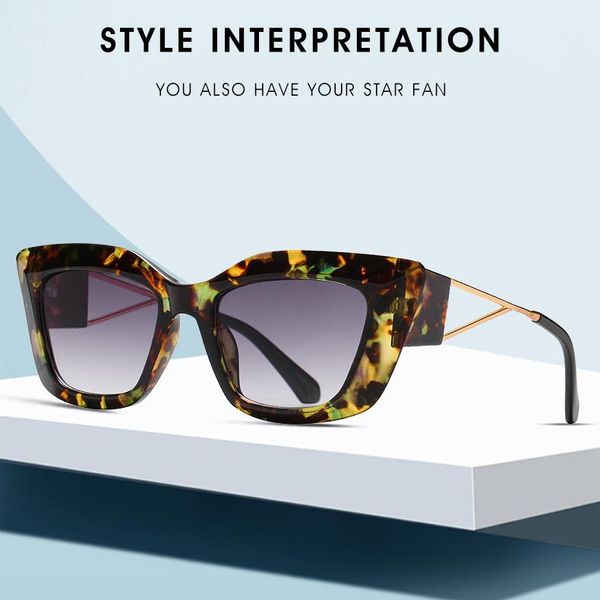 sunglasses 2021 big frame cat eye 1924 decorative female european and american personality street shooting uv400, White;black
sunglasses 2021 big frame cat eye 1924 decorative female european and american personality street shooting uv400, White;black