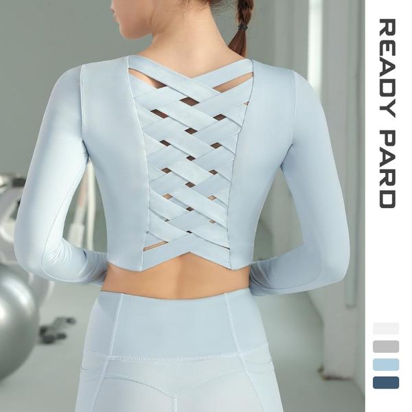 long sleeve sports shirts for women back crosss tights yoga quick-dry gym clothing sportswear workout running crop outfit
long sleeve sports shirts for women back crosss tights yoga quick-dry gym clothing sportswear workout running crop outfit