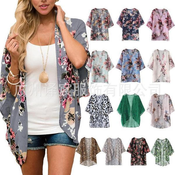 casual leaves print chiffon kaftan beach cover up cardigan shawl swimwear women summer swimsuit pareos cape saida de praia women's, White;black
casual leaves print chiffon kaftan beach cover up cardigan shawl swimwear women summer swimsuit pareos cape saida de praia women's, White;black