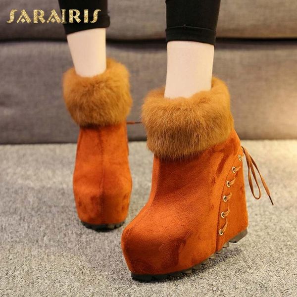 boots sarairis 2021 design dropship wedge high heels platform warm fur winter snow women shoes plush ladies boot footwear, Black
boots sarairis 2021 design dropship wedge high heels platform warm fur winter snow women shoes plush ladies boot footwear, Black