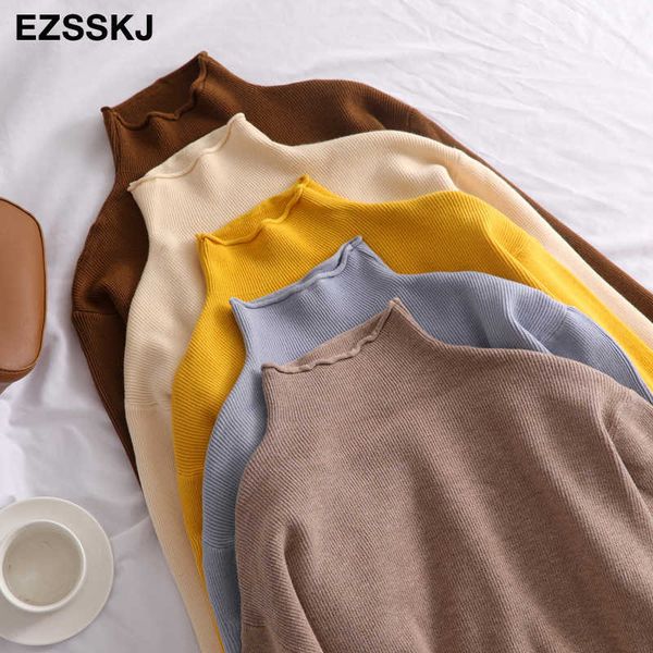 oversize sweater women pullover casual turtleneck long sleeve chic loose knit female jumpers soft 210922, White;black
oversize sweater women pullover casual turtleneck long sleeve chic loose knit female jumpers soft 210922, White;black