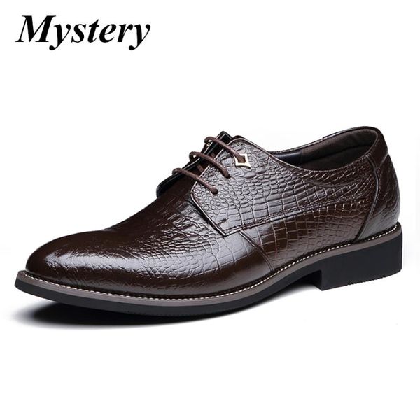 dress shoes classic fashion business formal british style men's genuine leather crocodile handmade wedding, Black
dress shoes classic fashion business formal british style men's genuine leather crocodile handmade wedding, Black