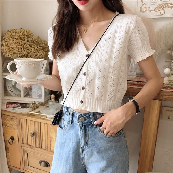 women's t-shirt 2021 summer super fire net red knitted cardigan female short-sleeved korean ice silk ins jacket hollow, White
women's t-shirt 2021 summer super fire net red knitted cardigan female short-sleeved korean ice silk ins jacket hollow, White