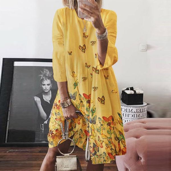 womens clothing summer butterfly print o-neck dress female plus size women's retro round neck ladies casual dresses, Black;gray
womens clothing summer butterfly print o-neck dress female plus size women's retro round neck ladies casual dresses, Black;gray