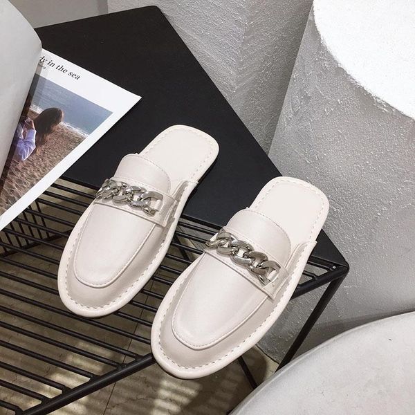 women flats spring fashion ladies mules causal female metal decoration flat heel slippers sewing woman shoes, Black
women flats spring fashion ladies mules causal female metal decoration flat heel slippers sewing woman shoes, Black