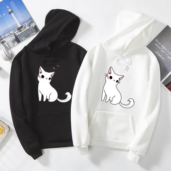 women's hoodies & sweatshirts fashion european style lover hooded long sleeve pullover cartoon couple, Black
women's hoodies & sweatshirts fashion european style lover hooded long sleeve pullover cartoon couple, Black