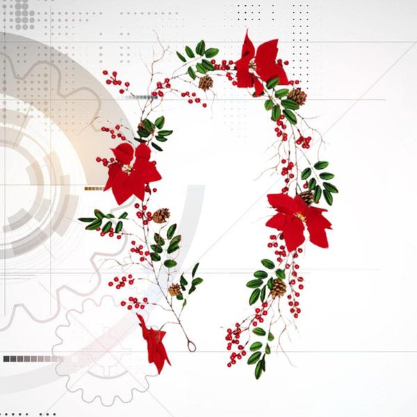 decorative flowers & wreaths 1pc christmas rattan creative realistic durable hanging vine red green leaves cane berries
decorative flowers & wreaths 1pc christmas rattan creative realistic durable hanging vine red green leaves cane berries