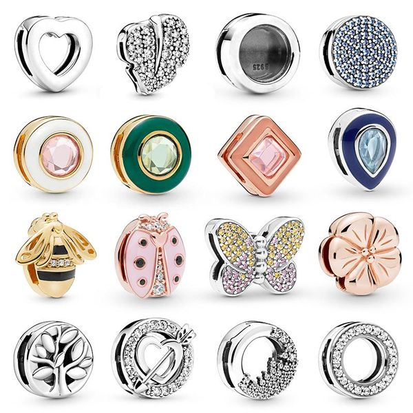 other genuine 100% 925 silver diy charms fit reflexions bracelets safety chain clip rose gold color jewelry gifts
other genuine 100% 925 silver diy charms fit reflexions bracelets safety chain clip rose gold color jewelry gifts