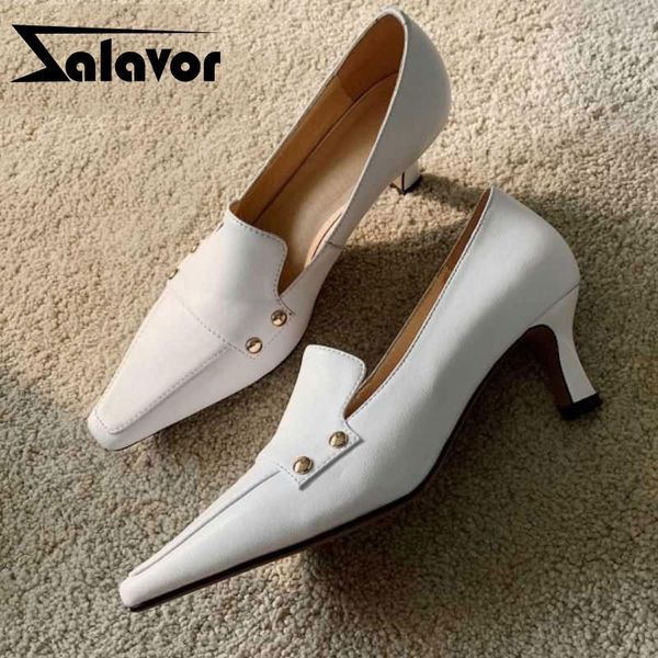 dress shoes zalavor real leather high heel woman office ladies slip on retro thin heels basic pumps footwear size 33-40, Black
dress shoes zalavor real leather high heel woman office ladies slip on retro thin heels basic pumps footwear size 33-40, Black