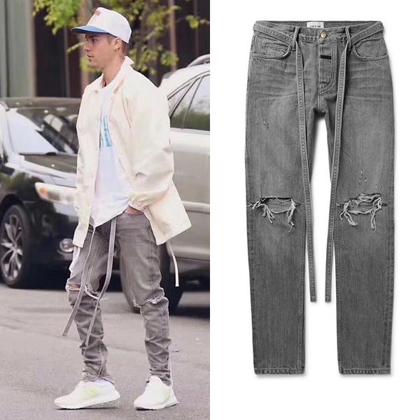 men's jeans bieber vintage slim fit high street washed distressed ripped jean for mens gray blue sashes ankle zip denim pant 2021
men's jeans bieber vintage slim fit high street washed distressed ripped jean for mens gray blue sashes ankle zip denim pant 2021
