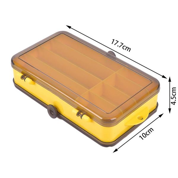 17.7x10x4.5cm double sided fishing tackle box compartments lure hook storage accessories
17.7x10x4.5cm double sided fishing tackle box compartments lure hook storage accessories