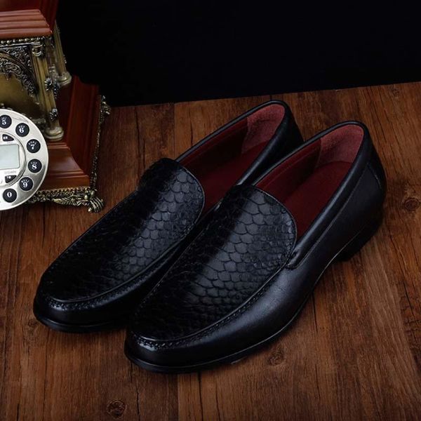 dress shoes ourui arrival python skin set foot business leisure men leather genuine snake slip - on, Black
dress shoes ourui arrival python skin set foot business leisure men leather genuine snake slip - on, Black