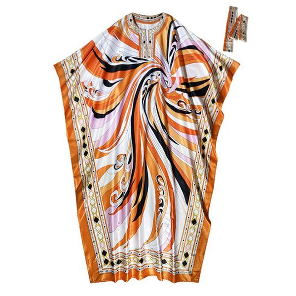 women's runway dresses o neck loose design batwing sleeves printed casual fashion long maxi dress, Black
women's runway dresses o neck loose design batwing sleeves printed casual fashion long maxi dress, Black