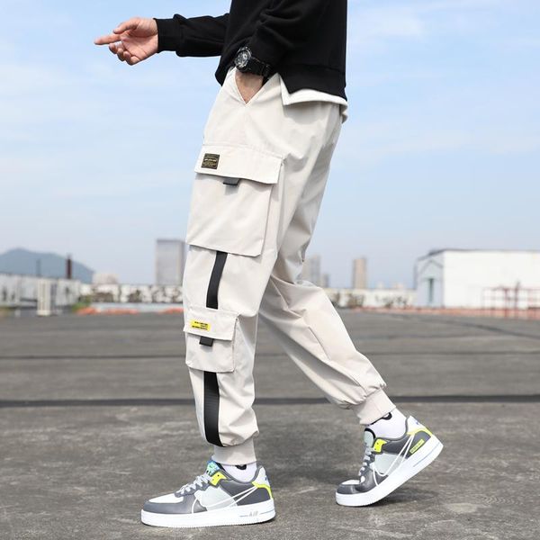 cargo menpants ribbon pocket jogger elastic waist high streetwear harajuku pant punk men trousers harem pants men's, Black
cargo menpants ribbon pocket jogger elastic waist high streetwear harajuku pant punk men trousers harem pants men's, Black