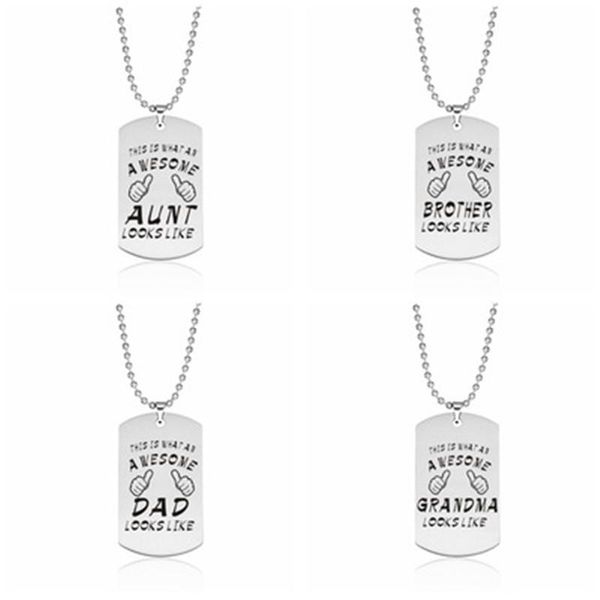 european and american -selling stainless steel lettering that is what an a wesome looks like necklace female jewelry pendant necklaces, Silver
european and american -selling stainless steel lettering that is what an a wesome looks like necklace female jewelry pendant necklaces, Silver