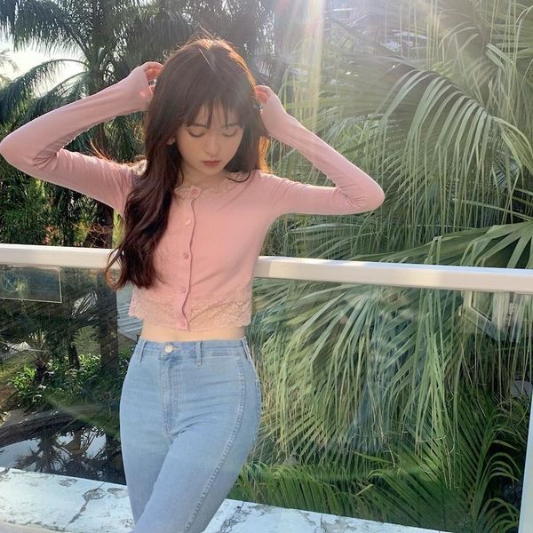 zaraes sweater women cardigan long sleeve summer korean o neck lace button t-shirt up vintage ribbed women's, White
zaraes sweater women cardigan long sleeve summer korean o neck lace button t-shirt up vintage ribbed women's, White