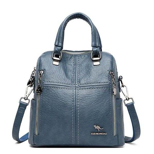 backpack 2021 leather women shoulder bags multifunction travel bagpack mochila
backpack 2021 leather women shoulder bags multifunction travel bagpack mochila