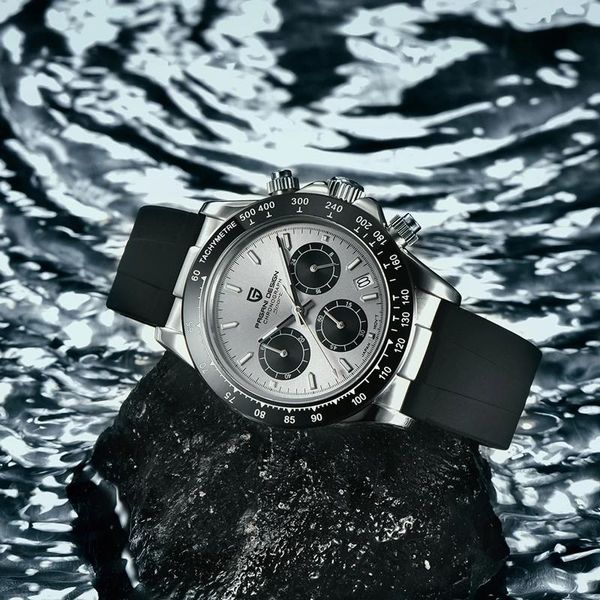 wristwatches 2021 pagani design mens quartz watches automatic date luxury gold wristwatch men waterproof chronograph japan vk63 clock man, Slivery;brown
wristwatches 2021 pagani design mens quartz watches automatic date luxury gold wristwatch men waterproof chronograph japan vk63 clock man, Slivery;brown