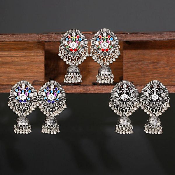 dangle & chandelier vintage silver alloy bollywood oxidized earrings for women ethnic flower bohemian tassel jhumka
dangle & chandelier vintage silver alloy bollywood oxidized earrings for women ethnic flower bohemian tassel jhumka