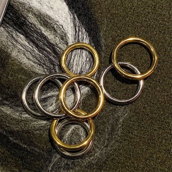 new fashion brand stainless steel 3 ring ring 18k personality lovers gift friends exchange gifts 181 r2, Silver
new fashion brand stainless steel 3 ring ring 18k personality lovers gift friends exchange gifts 181 r2, Silver