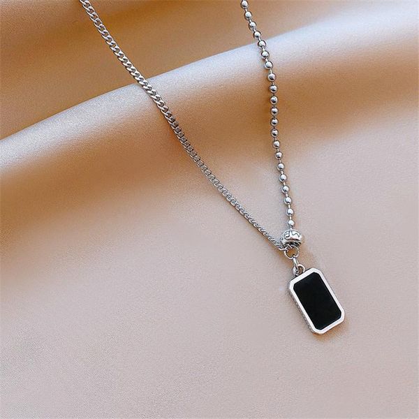 pendant necklaces miuoxion retro square card black letter necklace simple personality party jewelry fashion for women feature nmour charm gi, Silver
pendant necklaces miuoxion retro square card black letter necklace simple personality party jewelry fashion for women feature nmour charm gi, Silver