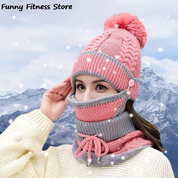 keep warm knitting hat winter women hiking climbing skiing balaclava soft comfortable skating cap windproof fashion outdoor hats, Black;white 
keep warm knitting hat winter women hiking climbing skiing balaclava soft comfortable skating cap windproof fashion outdoor hats, Black;white