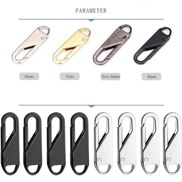 hooks & rails universal detachable zipper puller 4/8pcs metal repair kit for coat bag general l9
hooks & rails universal detachable zipper puller 4/8pcs metal repair kit for coat bag general l9