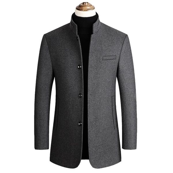 men's jackets mens woolens autumn winter fashion wools windbreaker coat men business casual warm outerwear jacket male clothes, Black;brown
men's jackets mens woolens autumn winter fashion wools windbreaker coat men business casual warm outerwear jacket male clothes, Black;brown