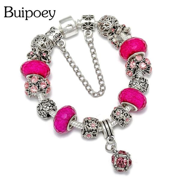 buipoey charm crystal beaded bracelet diy bangle for women couples lover original jewelry gift factory direct bracelets, Golden;silver
buipoey charm crystal beaded bracelet diy bangle for women couples lover original jewelry gift factory direct bracelets, Golden;silver
