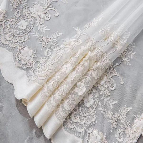 curtain & drapes european white embroidery pearl bead lace tulle luxury fancy curtains for bedroom flower sheer living room cortinas window
curtain & drapes european white embroidery pearl bead lace tulle luxury fancy curtains for bedroom flower sheer living room cortinas window