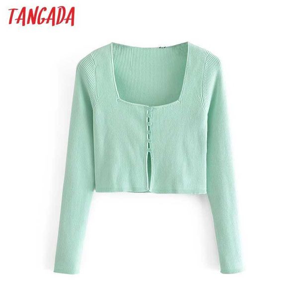 tangada women green spring cardigan vintage jumper short style knitted cardigan coat 3h294 210609, White;black
tangada women green spring cardigan vintage jumper short style knitted cardigan coat 3h294 210609, White;black