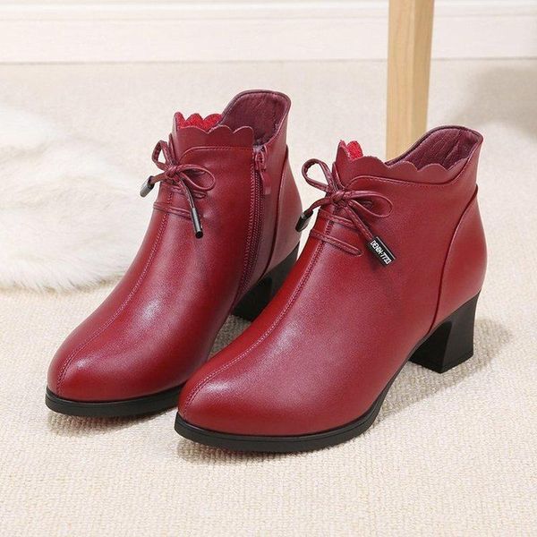 boots winter ankle fashion womens shoes 2021 leather women large size lace-up point casual women's, Black
boots winter ankle fashion womens shoes 2021 leather women large size lace-up point casual women's, Black