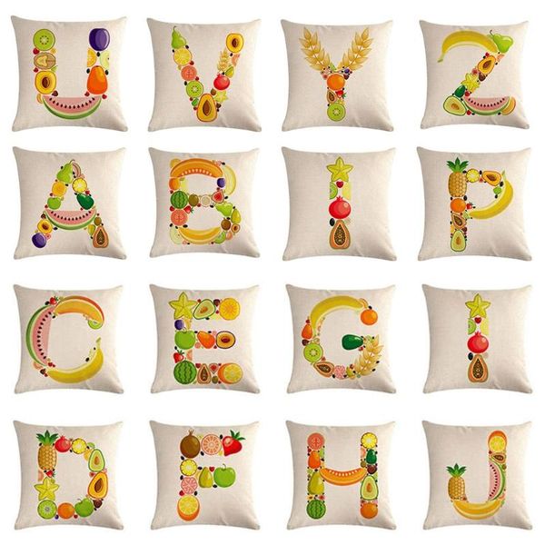 cushion/decorative pillow englisch alphabet cushion cover fruit 45x45cm cotton linen home decor letter throw
cushion/decorative pillow englisch alphabet cushion cover fruit 45x45cm cotton linen home decor letter throw