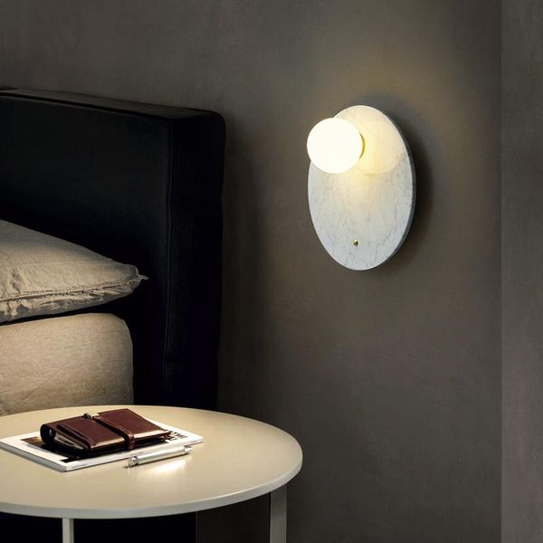 wall lamps fss nordic round marble lamp white light luxury bedroom bedside background creative aisle
wall lamps fss nordic round marble lamp white light luxury bedroom bedside background creative aisle