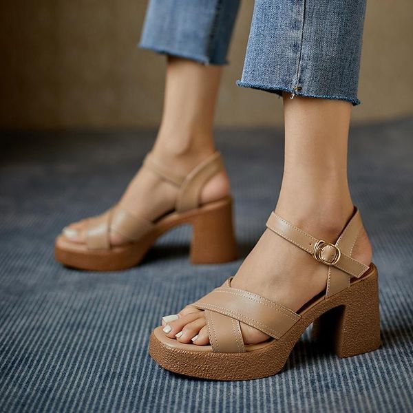 sandals real genuine leather platform womens supper high heels buckle ankle strip party dress women summer shoes 2021, Black
sandals real genuine leather platform womens supper high heels buckle ankle strip party dress women summer shoes 2021, Black