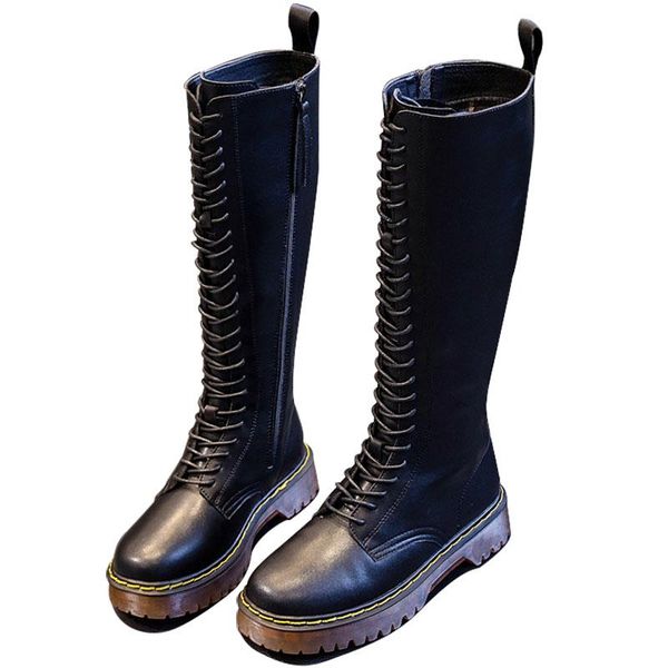 boots women 2021 autumn winter british style black high lace up knight casual women's shoes trend
boots women 2021 autumn winter british style black high lace up knight casual women's shoes trend