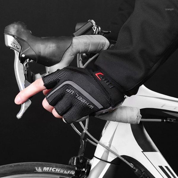 cycling gloves 1 pair half finger mtb bicycle sports silicone anti-slip breathable glove outdoor riding accessories1, Black
cycling gloves 1 pair half finger mtb bicycle sports silicone anti-slip breathable glove outdoor riding accessories1, Black