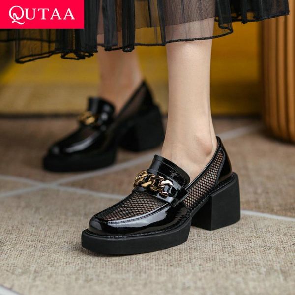 patchwork mesh genuine leather fashion female pumps metal decoration round toe square high heel women shoes size34-42 dress, Black
patchwork mesh genuine leather fashion female pumps metal decoration round toe square high heel women shoes size34-42 dress, Black