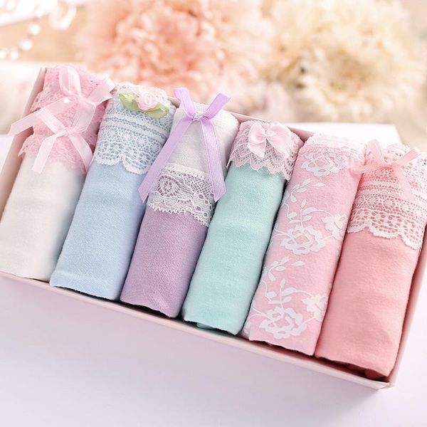 women's panties 6 pcs/ underwear women girls ladies briefs lace lingeries cueca calcinhas shorts underpant, Black;pink
women's panties 6 pcs/ underwear women girls ladies briefs lace lingeries cueca calcinhas shorts underpant, Black;pink