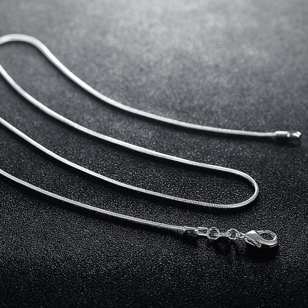 chains wholesale retail 16 18 20 22 24 26 28 30 inch tide fashion 925 silver color 1mm snake chain jewelry accessories women men
chains wholesale retail 16 18 20 22 24 26 28 30 inch tide fashion 925 silver color 1mm snake chain jewelry accessories women men
