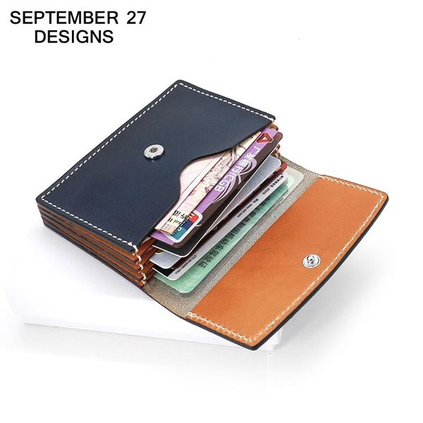 card holders fashion wallet women first layer leather luxury handmade vintage organ holder mini money bag men purses, Brown;gray
card holders fashion wallet women first layer leather luxury handmade vintage organ holder mini money bag men purses, Brown;gray