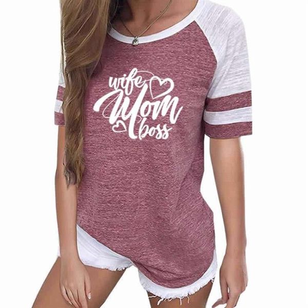 women loose casual t-shirt summer stitching color short sleeve funny letter print harajuku streetwear tees women's, White
women loose casual t-shirt summer stitching color short sleeve funny letter print harajuku streetwear tees women's, White