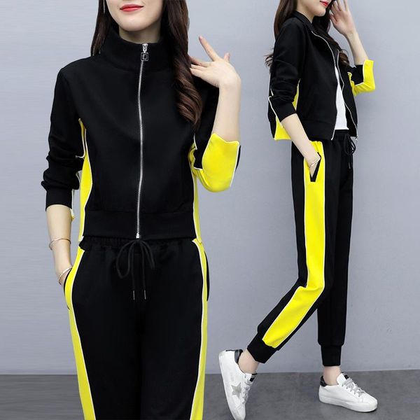 women's two piece pants side stripe sportswear 2 outfits for women and fall 2021 fashion splicing zip trousers black matching, White
women's two piece pants side stripe sportswear 2 outfits for women and fall 2021 fashion splicing zip trousers black matching, White