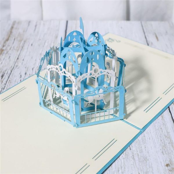 greeting cards 3d pink blue birthday thank you postcards vintage paper kirigami up laser cut carousel
greeting cards 3d pink blue birthday thank you postcards vintage paper kirigami up laser cut carousel